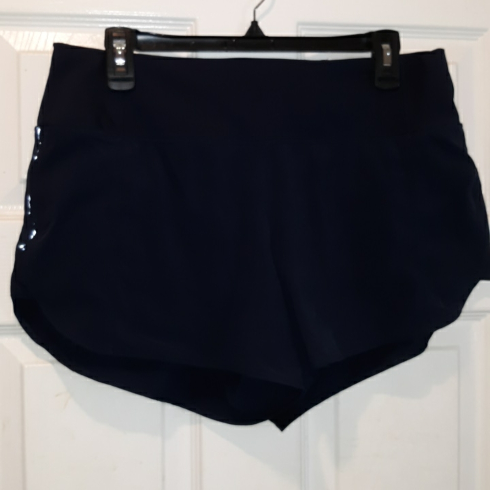 Athleta "HR Mesh Racer Run 4" Running Shorts With Inside Liner 2018